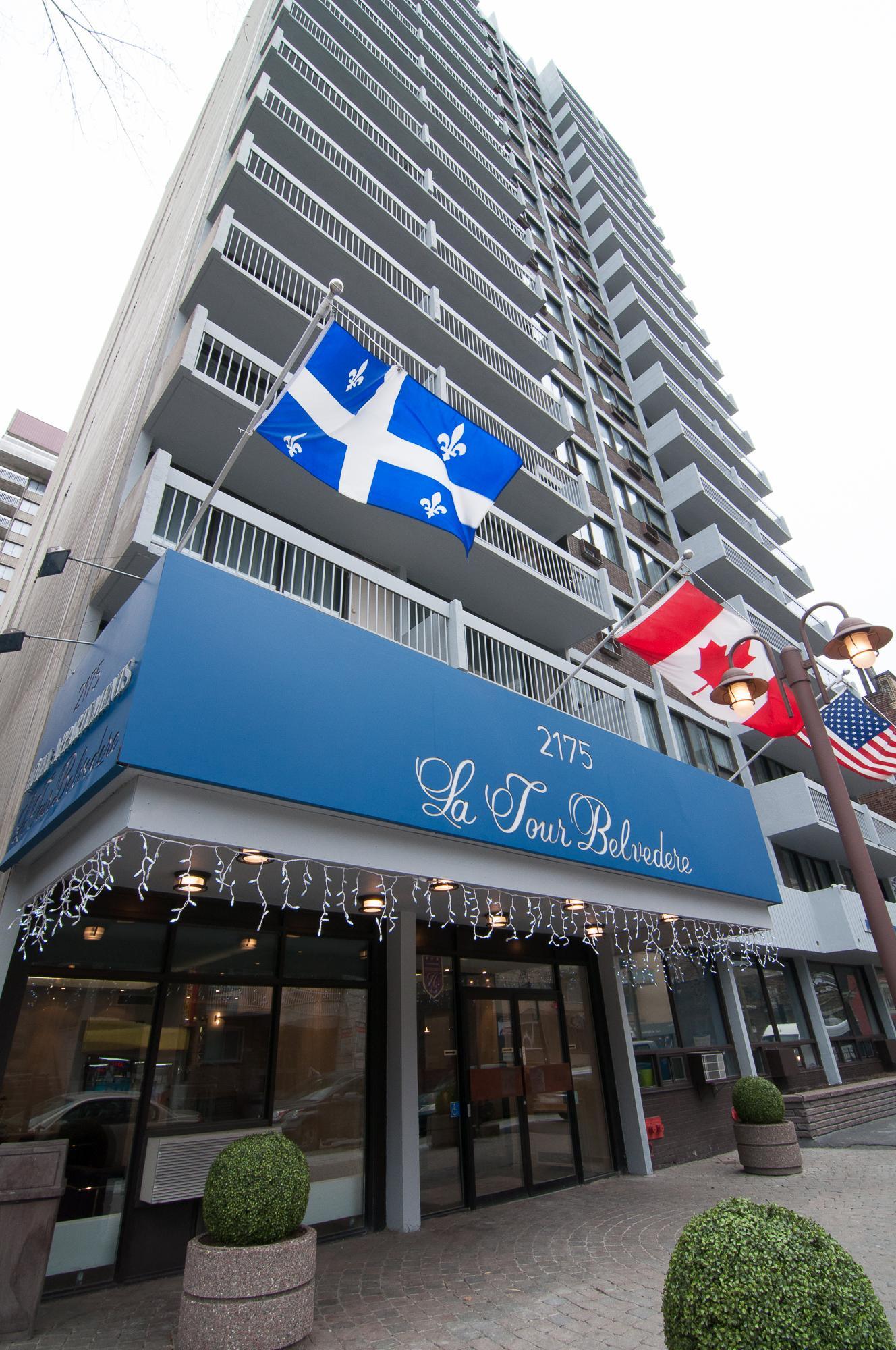 La Tour Belvedѐre Hotell Montréal Exteriör bild